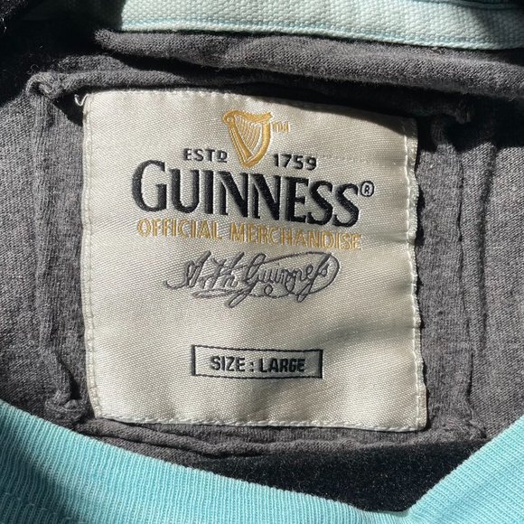 Guinness Official Merchandise, Large, Gray Blue and White - Picture 3 of 5